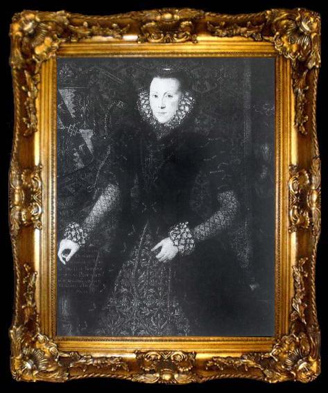 framed  Hans Eworth Margaret,Duchess of Norfolk, ta009-2